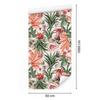 Exotic Tropical Leaves Flowers Wallpaper for Living Room and Bedroom 50x1000