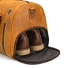 Retro Crazy Horse Leather Travel Bag Men'S Leather Handbag Casual Fitness Bag With Shoes Cowhide Luggage