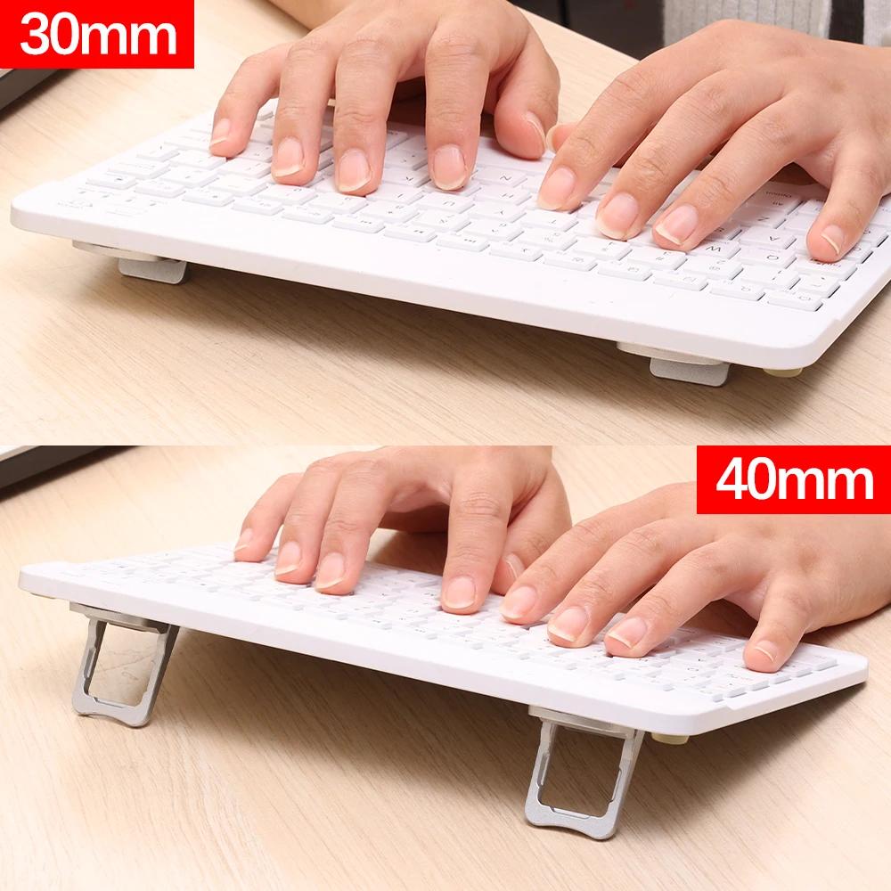 2Pcs/Set Adjustable Folding Laptop Stand Mini Legs Ultra-thin Portable Support for Macbook Notebook Cooling Holder Feet Invisible Bracket