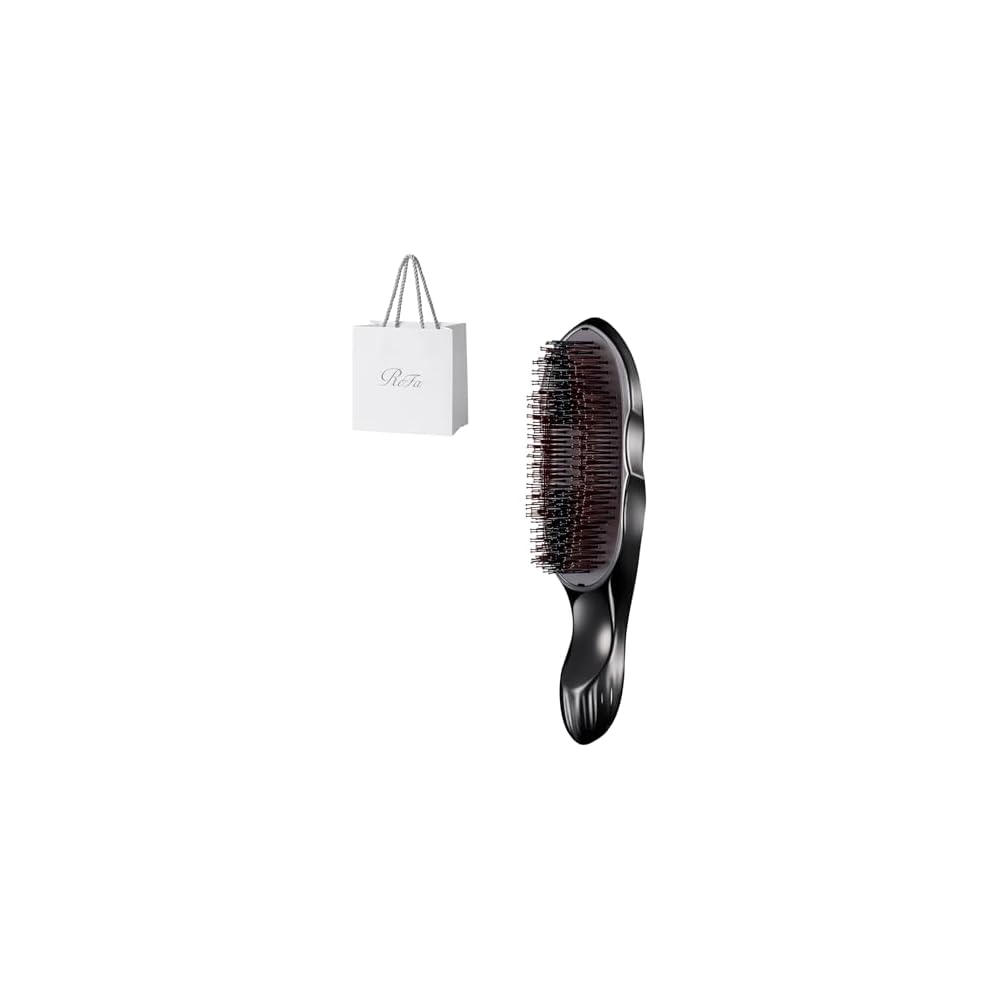 ReFa ION Care Brush Premium with Shopper Set - Ionic Technology, Ergonomic Design, Lightweight - Hair Care Tool