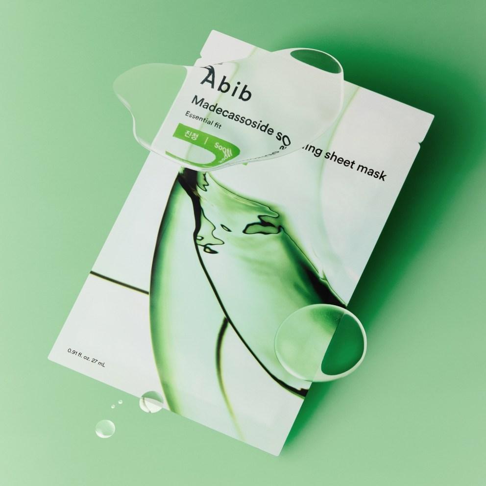 Abib Madecassoside Calming Essential Fit Mask Pack, 1 Pc, 10 Pcs