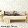 Minimalist Grass Pattern Pillowcase Suitable For Sofa Bedroom Car Pillow Cover Cushion Rectangular Back Cushion