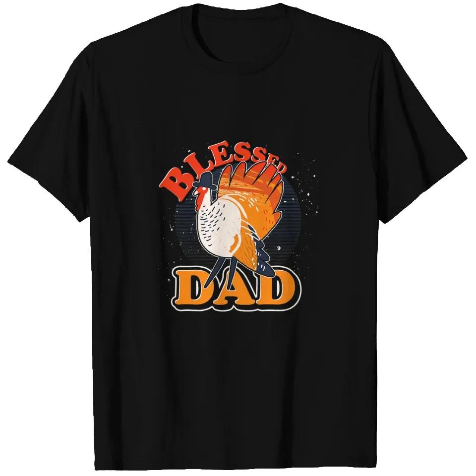 Mens Family Festive Holiday Blessed Dad Turkey Day Thanksgiving 21 T-Shirts