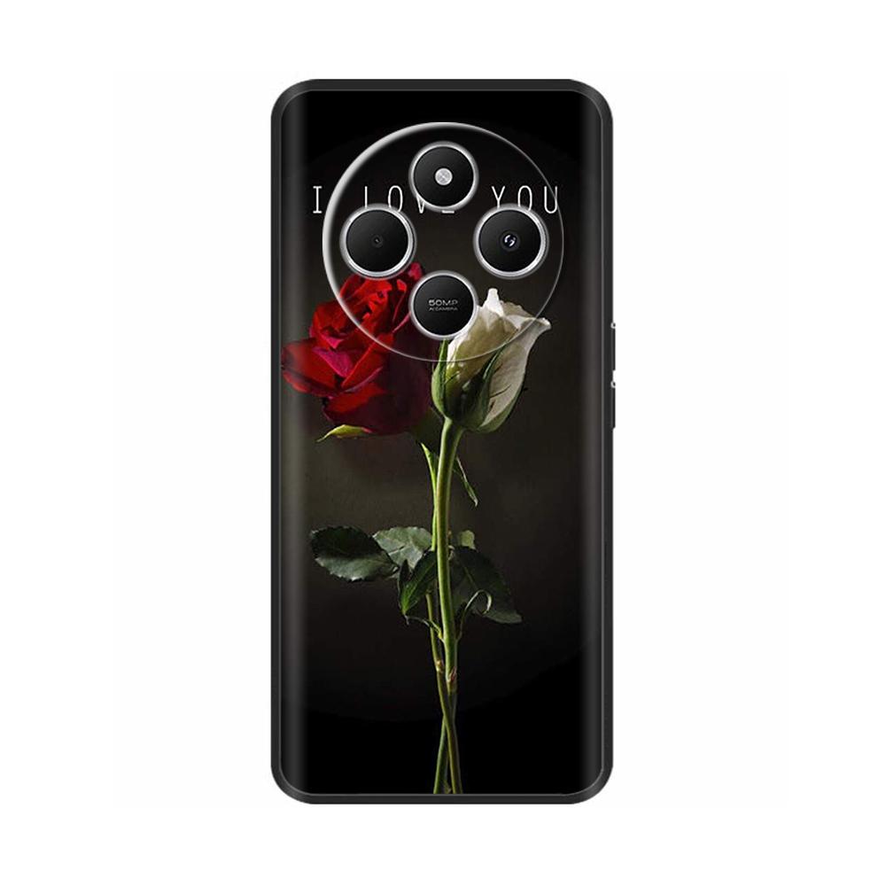 For Xiaomi Redmi 14C Silicone Case Cute Pattern Soft TPU Phone Cover For Redmi 14C Fundas Protective Back Cover 14 C Bumper Bags