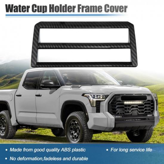 Carbon Fiber Pattern Side Console Headlight Switch Panel Cover Trim for Toyota