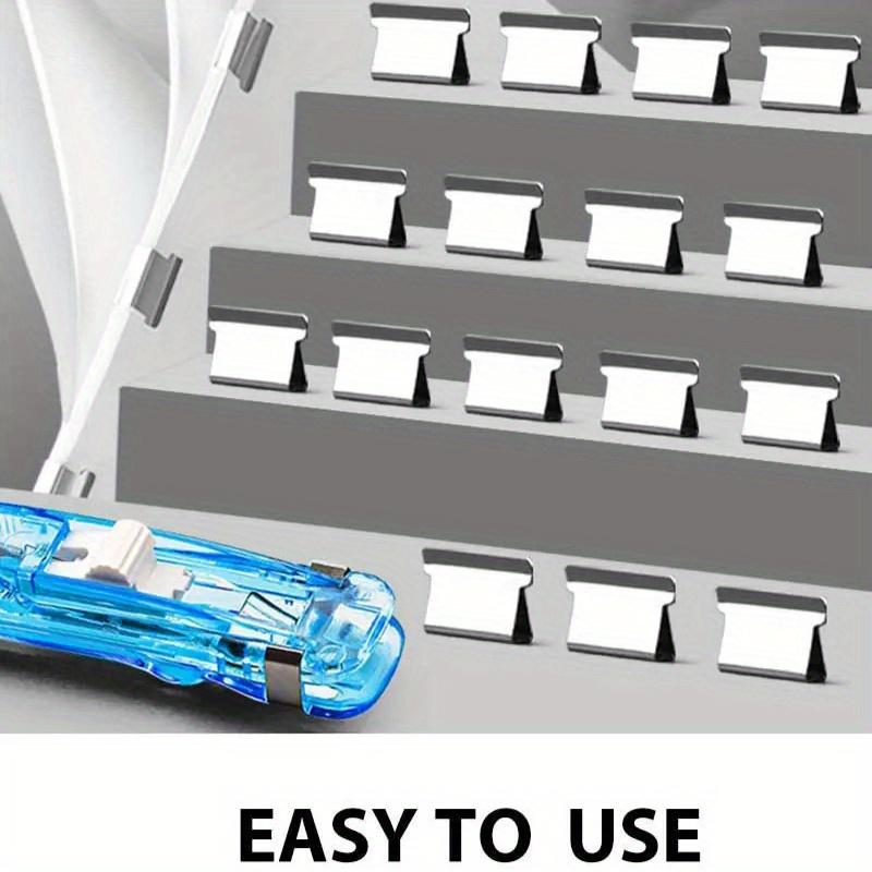 Spurloser, wiederverwendbarer Handklammer-Druckhefter, Papierbuchablage, Büro, Schulordner, Bindewerkzeuge, Zubehör