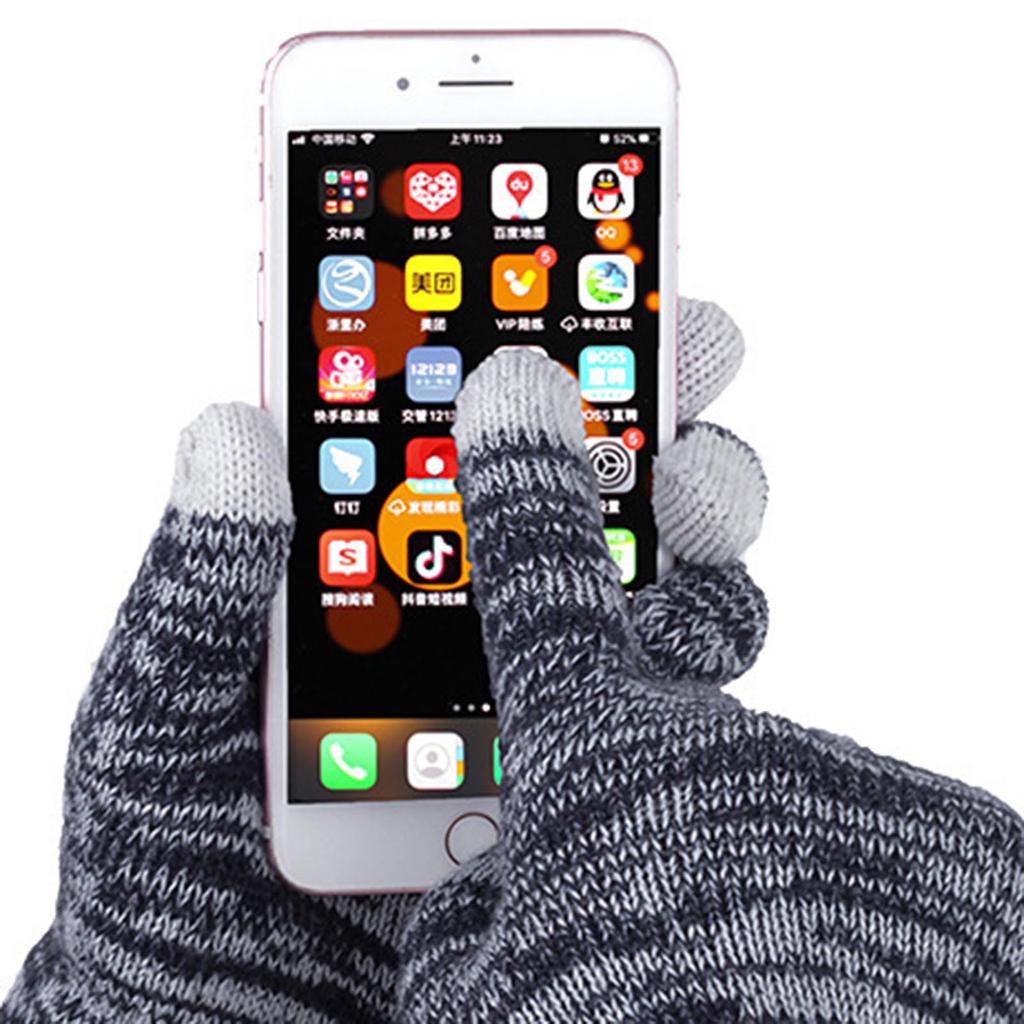 Women's And Men's Winter Fashion Warmth Cute Hat Scarf Gloves Casual Three Piece Set