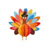 2pcs Thanksgiving Theme Thanksgiving Turkey Ornament Honeycomb Ball Party Hangings  Home Decoration