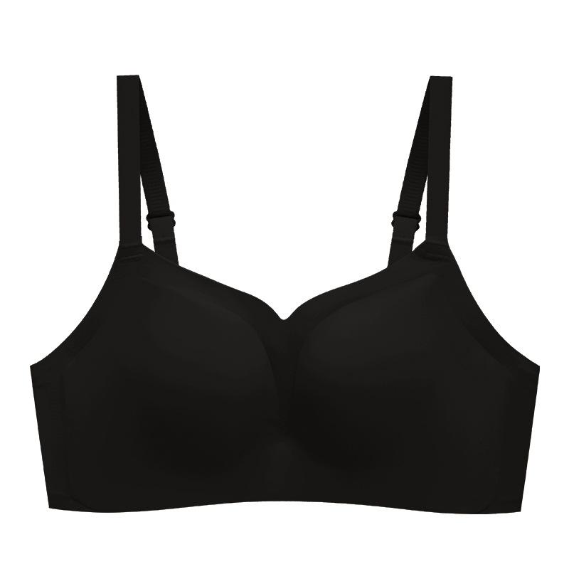 

Traceless large, no steel ring, anti-sagging, sub-breasts, pure desire wind bra cover s(recommended 40-47.5kg ) чёрный