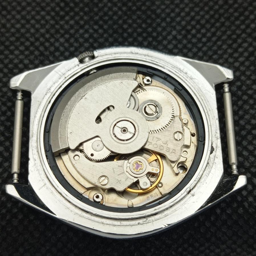 USED JAPAN SEIKO 5 AUTOMATIC 7009A MENS OLD ORIGINAL DIAL WATCH a416126-2 R10621f-a416126
