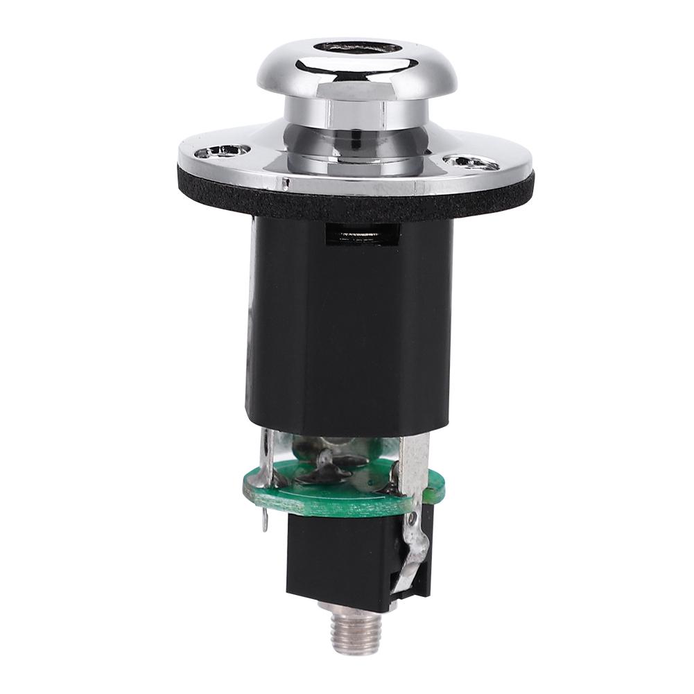 1 4 (6.35mm) Output 2.5mm Input Endpin Jack for Acoustic Guitar Built in Rod Piezo Pickup
