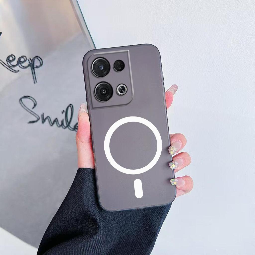 Case for OPPO Reno8 5G Premium Magnetic Matte Phone Casing Protection Cover