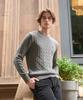 Us Polo Assn Cable Round Knit_Charcoal Gray
