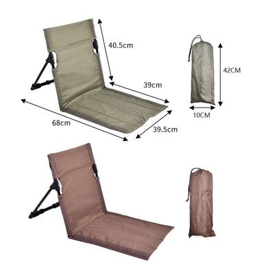 Klappbarer Campingstuhl Outdoor Garden Park Einzel-Lazy Chair Rückenlehnenkissen Picknick Camping Klappstuhl Strandstühle