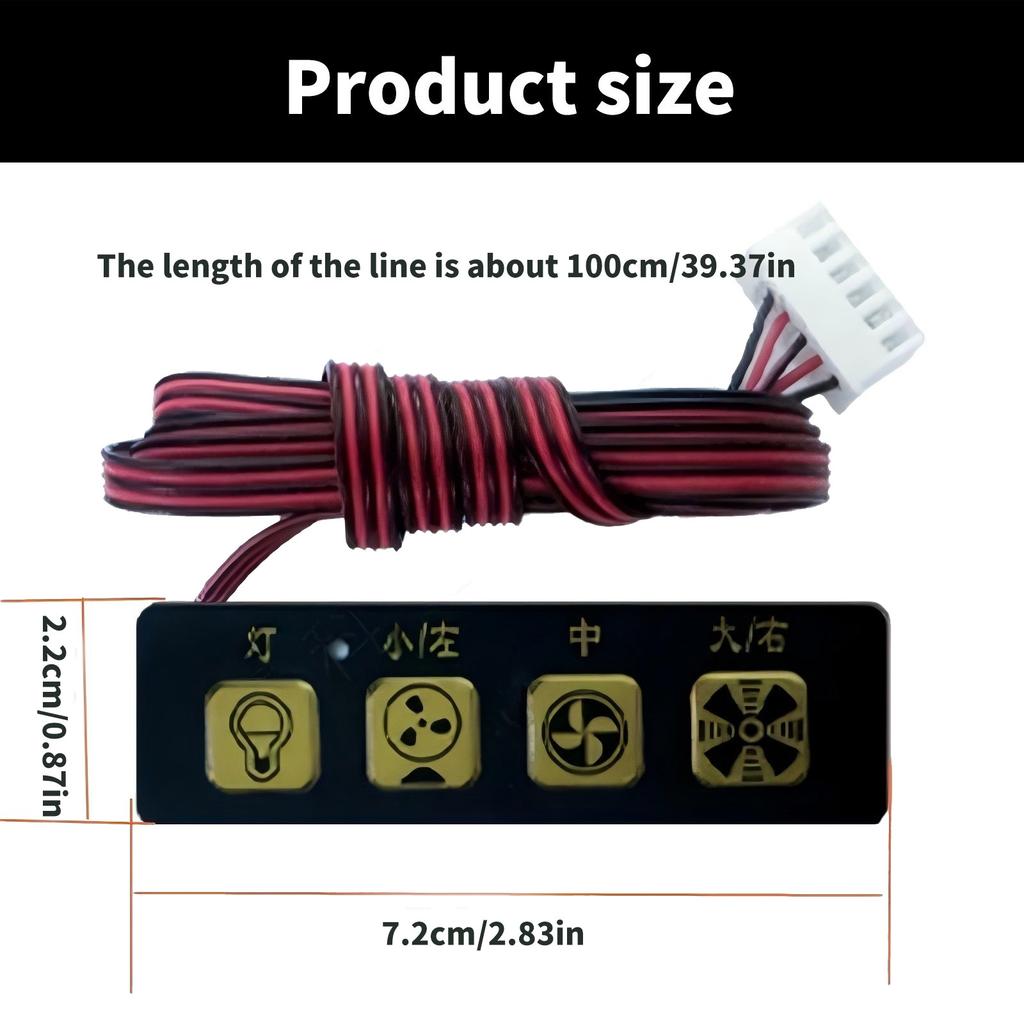 Range Hood Board Maintenance General Control Board Computer Board Circuit Board with Remote Controller Replacement