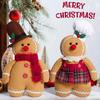 Adorable 2024 Christmas Gingerbread Man Doll Decorative Figure For Festive Holiday Decor