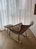Rattan Rocking Recliner Chair - Lazy Sofa for Indoor/Outdoor Leisure