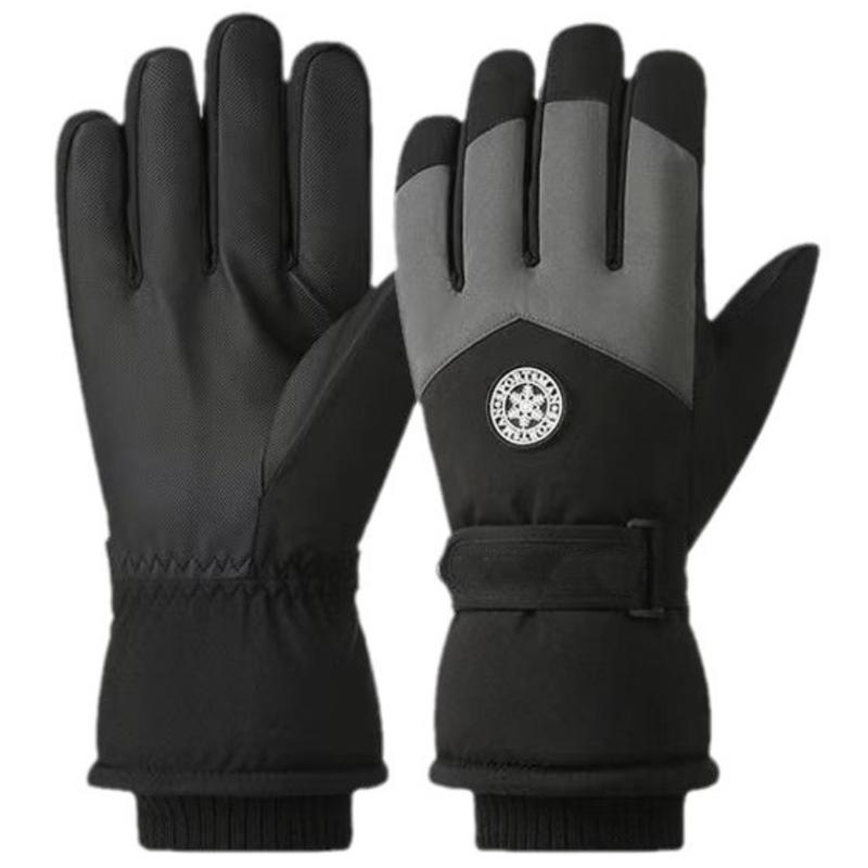 Thickened Winter Ski Gloves for Men and Women Outdoor Cycling Motorcycle Touchscreen Cotton Waterproof Gloves