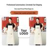 Extended PU Leather Waterproof Oil-Proof Apron for Kitchen & Catering with Custom Logo