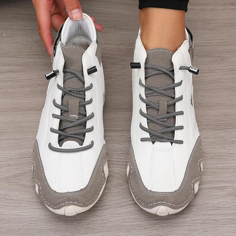 Summer Female Designer Sneakers Breathable Comfortable Soft Soled Lazy Loafers Office Commuting Versatile Women's Ankle Boots