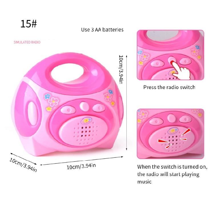 Compact Travel Friendly Pretend Play Appliances Set Encourages Practical Life Skills In Kids Aged 3 Years Up