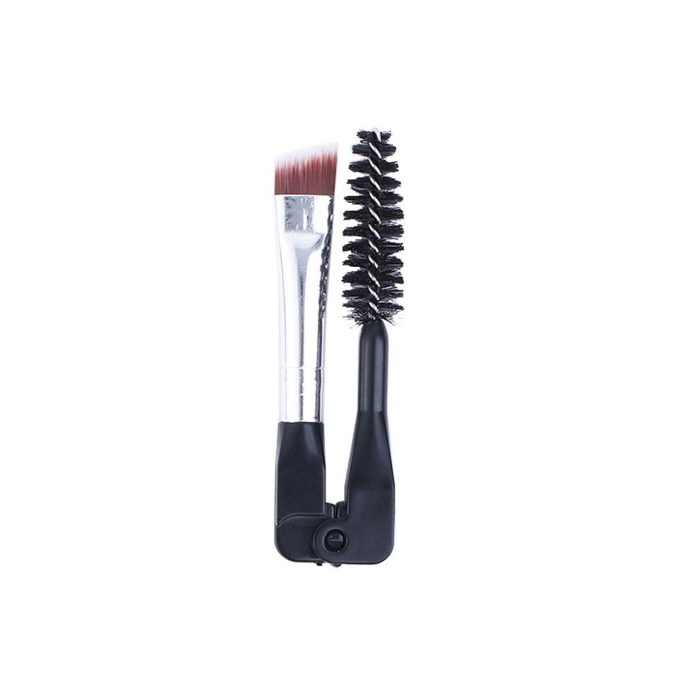 Grooming Tool Eyelash Separator Makeup Brush Foldable Eyebrow Brush Spoolie Brush Duo Angled Eyebrow Brush Mascara Applicator