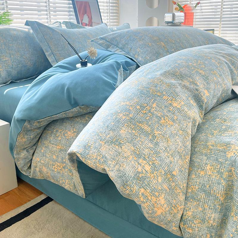 Cotton Brushed Twin Duvet Cover & Pillowcase Set for Dorms