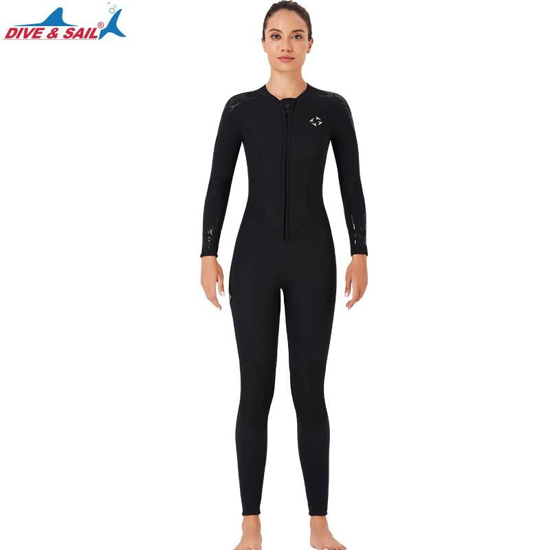 3mm Fullsuit Wetsuit Men Women Thermal Dive Surf Swimsuit Winter Spring Summer Autumn Use