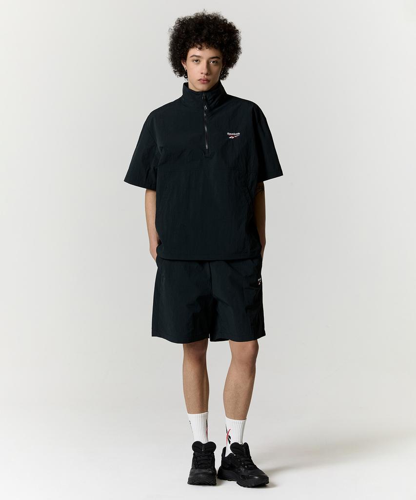 Reebok Essential Short Sleeve Anorak - Black