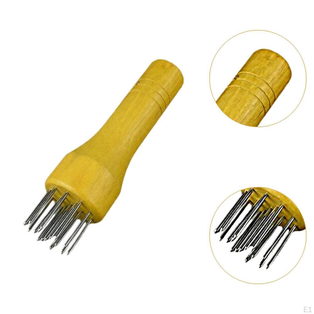 Meat Tenderizer Tool Stainless Steel Spikes Rustproof Compact Kitchen Softener Mallet