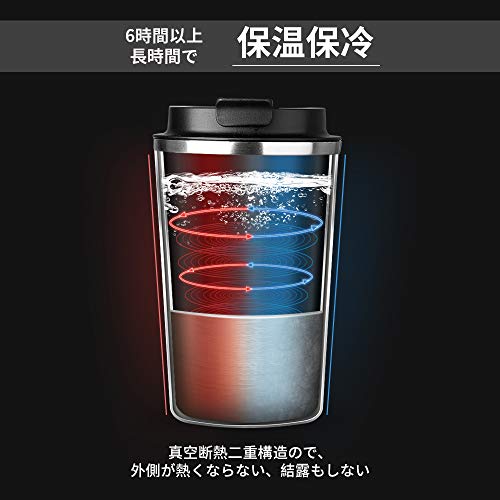 OCTERR Vacuum Insulated Stainless Steel Tumbler with Lid, Portable, Insulated, for Coffee, Convenience Store Use, and Direct Drip Coffee. A great gift