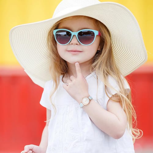 Reloj de Mujer POPETPOP, Reloj para Niños, Reloj Deportivo, Reloj para Niñas, Reloj para Estudiantes, Reloj Luminoso, Resistente al Agua, Analógico, Moderno, Lindo, Azul Cielo