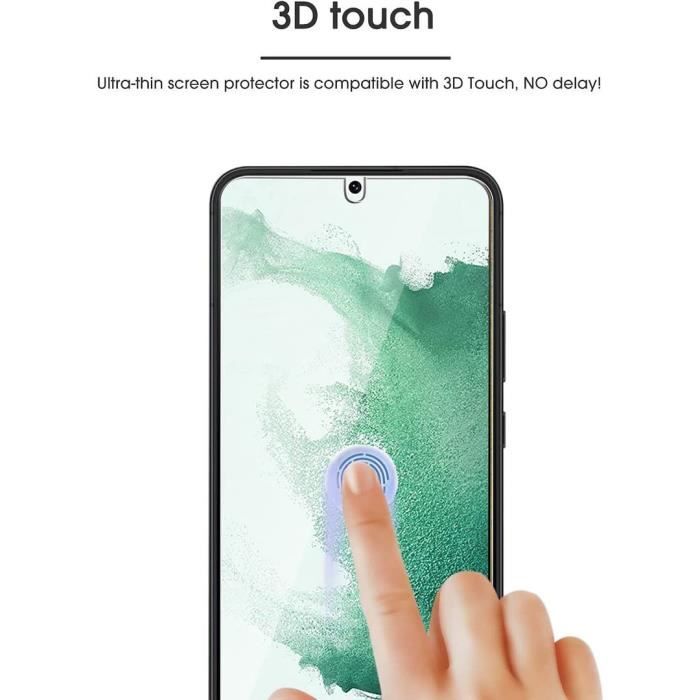 Tempered Glass - PROSHOP - for Samsung Galaxy S22 Plus - 9H Resistance - Full Coverage - Pack of 3