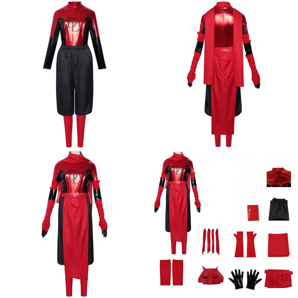 Cosplay kostým Daredevil Elektra Pro Anime A Herní Role Play S Polyesterovou Látkou Pro Dospělé
