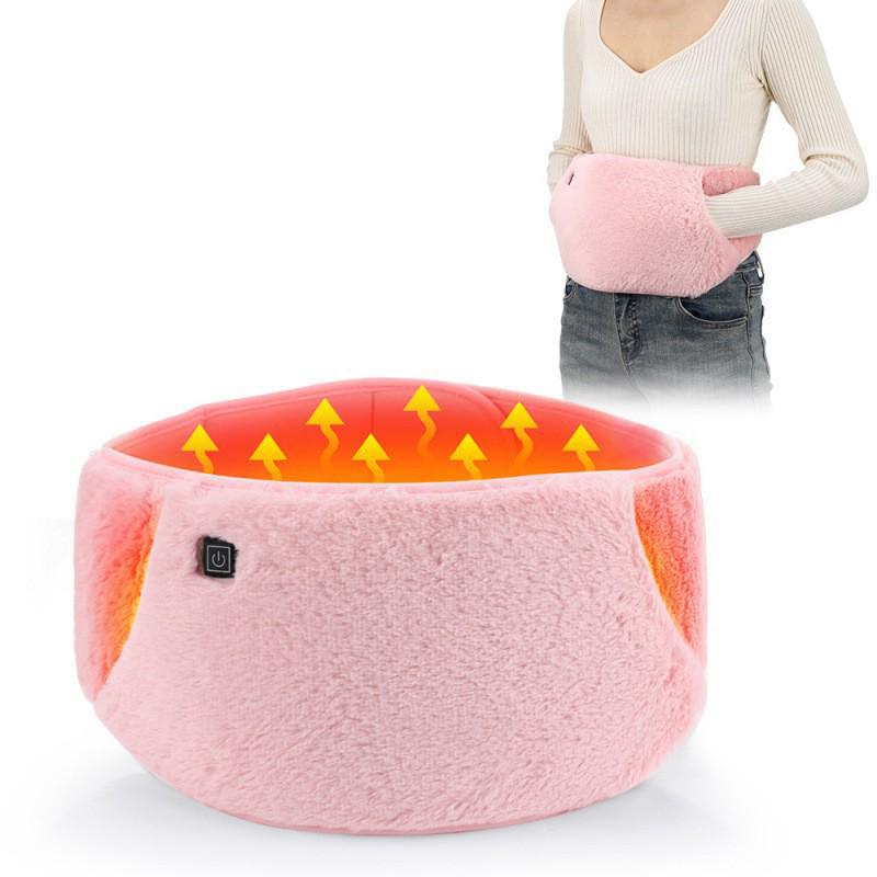 Electric Heated Lumbar Support Belt for Menstrual Relief & Hand Warmer - Multi-functional Heat Therapy Waist Belt