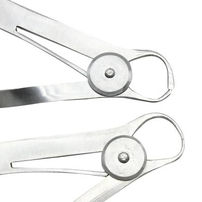 Dental Orthodontic Caliper Ruler For Wax Crown Gauge Stainless Steel Measuring 0-10Mm Dentistry Surgical Instruments Tools