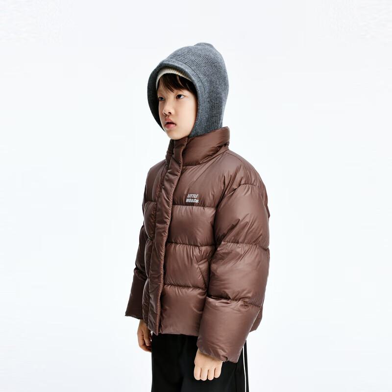 Little MO&Co. Kids' Volcanic Heat Stand Collar Down Jacket