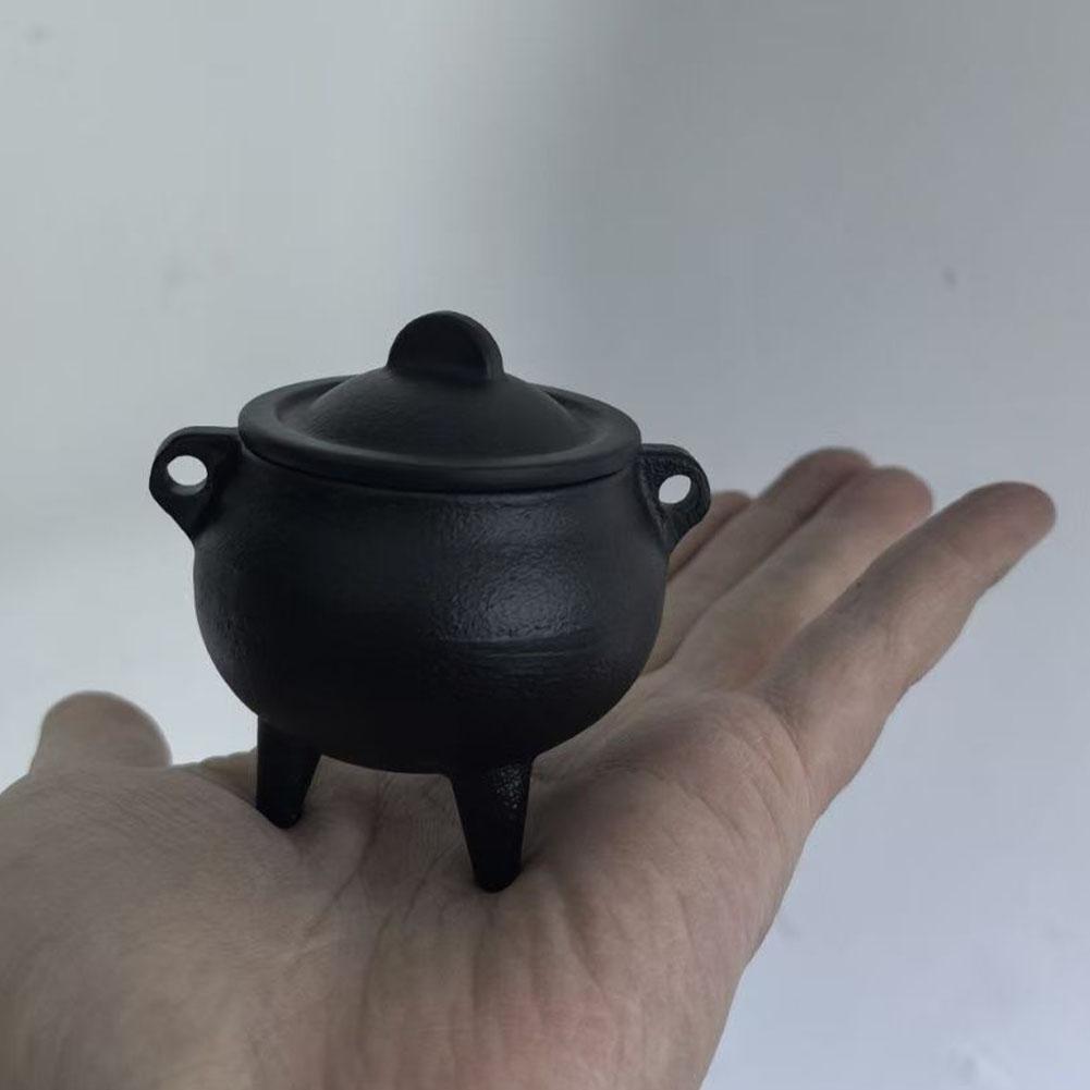 Household Mini Meditation Incense Burner 2026 Matte Black Heat-resistant Sturdy Aromatherapy Stove Creative Halloween Decoration 7