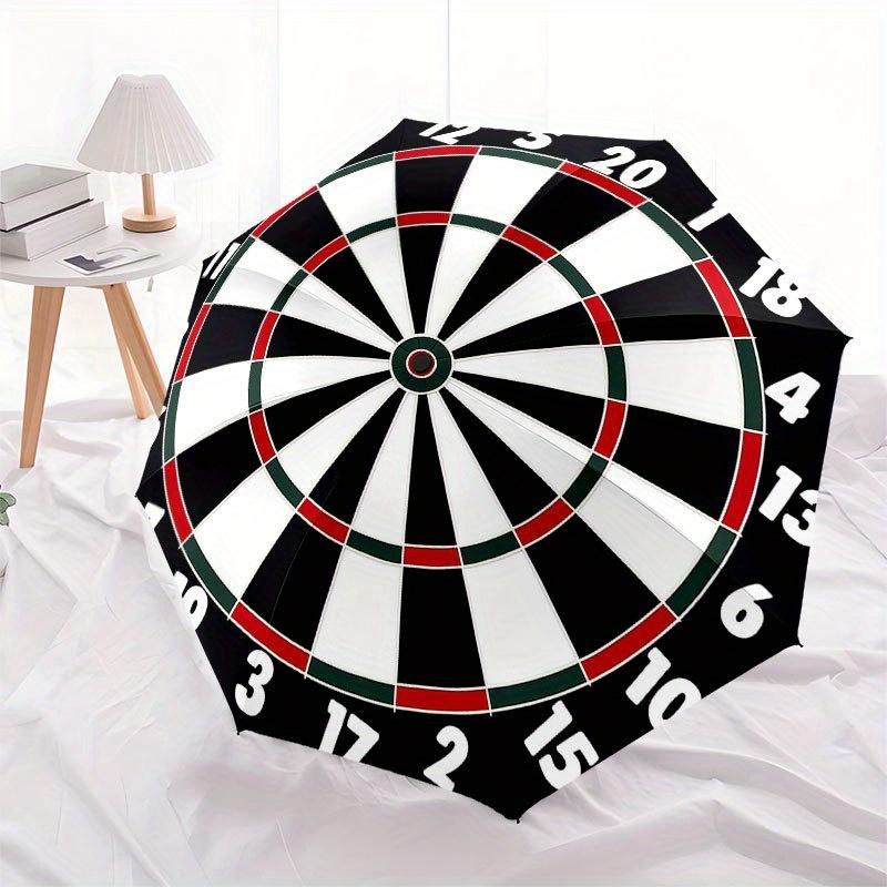 Precision Darts Board: Classic Design for Ultimate AccuracyUmbrella with Cute Design, Portable 3-Fold Compact Umbrella for Men & Women, Valentine's Da