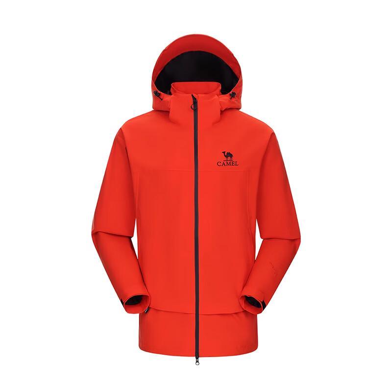 Camel Unisex Outdoor Windproof Waterproof Shell Jacket
