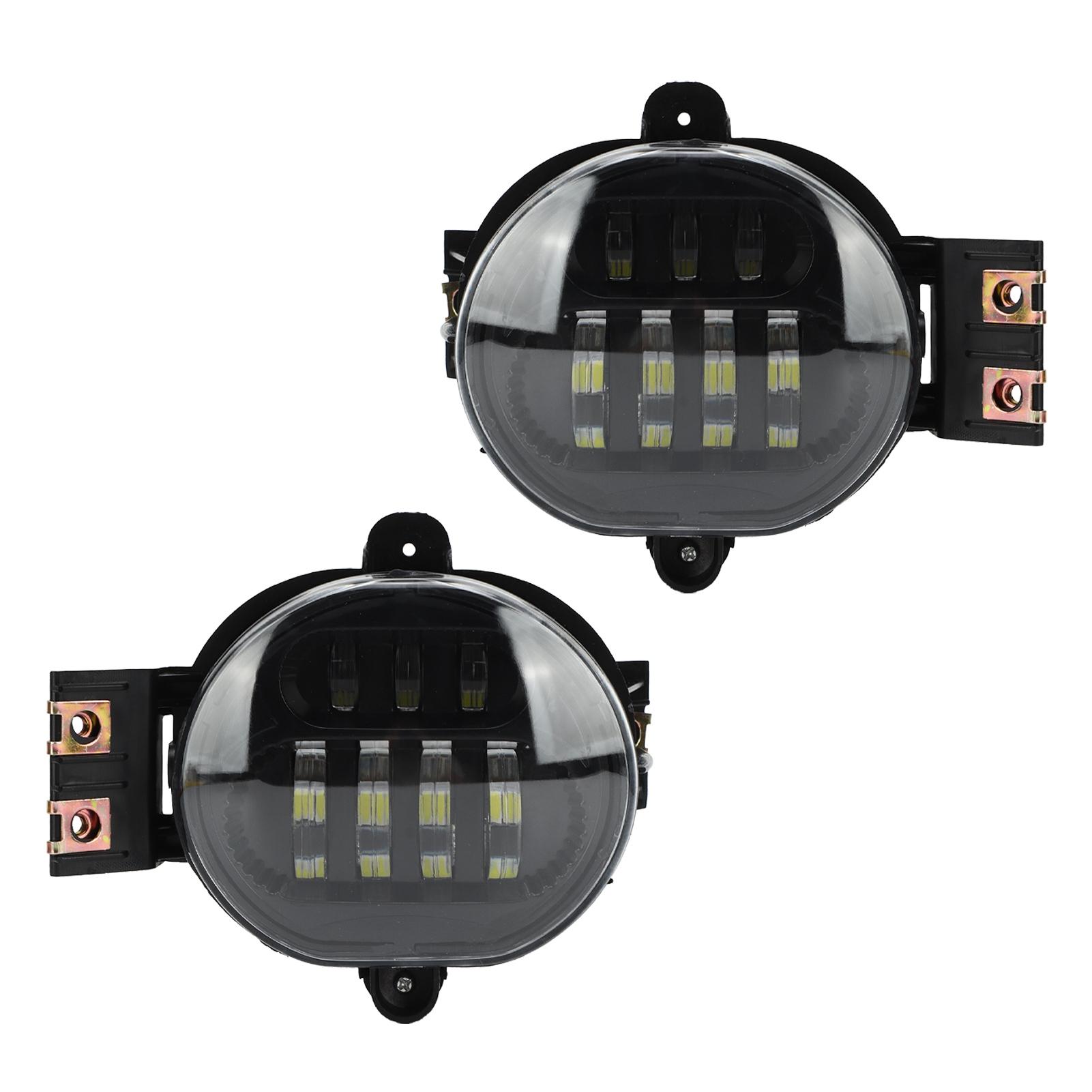 

2 шт. Автомобильные светодиодные противотуманные фары 55077474AC IP67 водонепроницаемые 6000K чистый белый свет замена для Dodge Ram