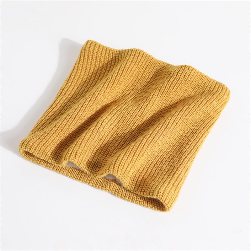 Einfarbiger Dicker Ring-Schal Mode Winter Warm Gestrickt Damen Herren Outdoor Vollmasken Schals Schal Halstuch