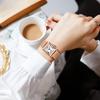 Quartz Watch Niche Square Dial Fashionable Roman Scale Two-hand Semi-waterproof Women's Watch