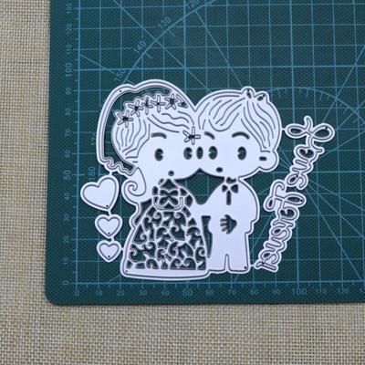 Forever Love Lovers Metal Cutting Dies For DIY Craft Making Paper Greeting Card Decor Scrapbooking