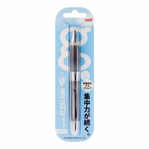 Mitsubishi Pencil Mechanical Pencil Uni Alpha Gel Hard 0.5 Gunmetal M5619GG1P.43