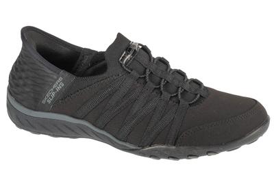 Slip-ins: Breathe Easy - Roll With Me, Womens Black Sneakers