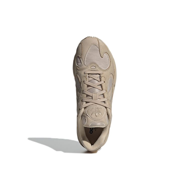 Adidas Originals Yung-1 Mesh Synthetic Leather Retro Sports Durable Low-Top Lifestyle Shoes Unisex Sneakers Light-Gray Brown GW9480