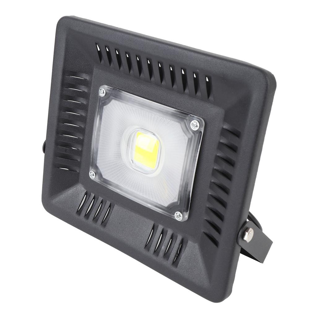 50W LED Flood Light IP65 Rain Proof Hardwired 5000LM Super Bright Floodlight with Adjustable Metal Bracket for Outdoor