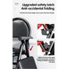 Height Adjustable Elderly Toilet Chair Foldable Elderly Disabled Patient Deodorant Toilet Stool Home Care Equipment