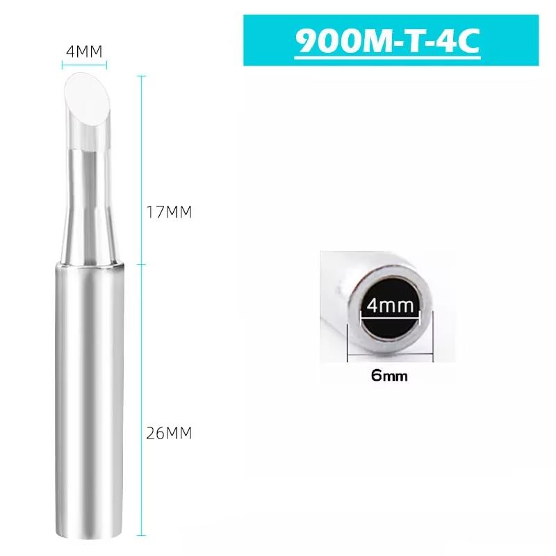 

2/5/10PC 900M-T Series Soldering Iron Tips DIY Electric Soldering Iron Replacement Tip Repair Welding Tools Constant Temperature 2PCS
